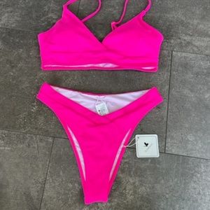 New hot pink Kamoni bikini medium